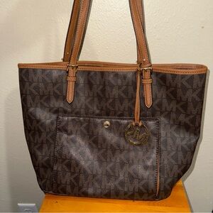 Michael Kors Dark Brown Signature Tote